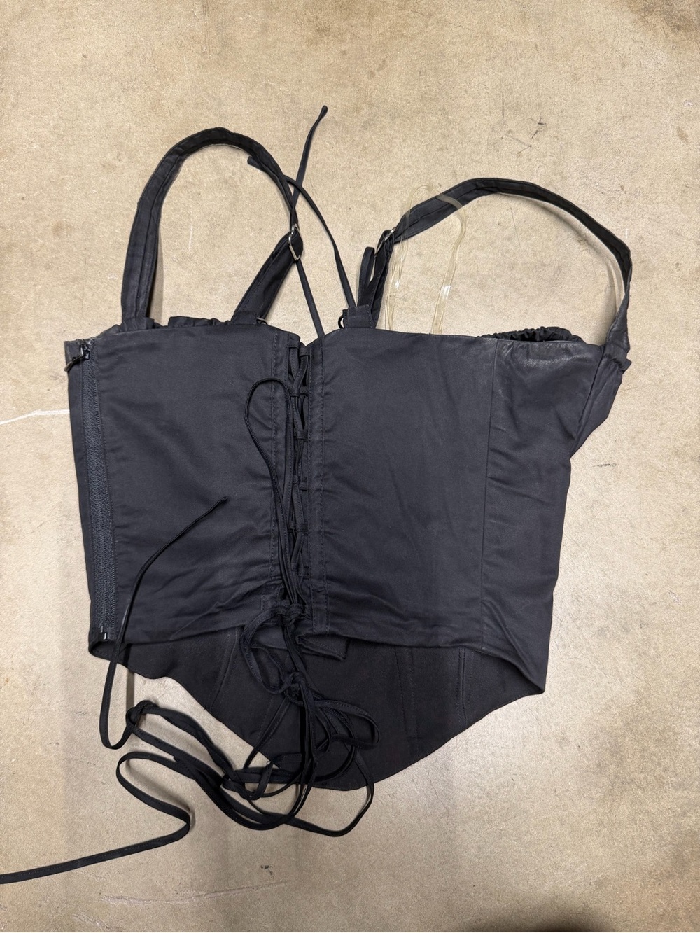 House of CB Black Corset Bustier Top - Picture 3 of 4